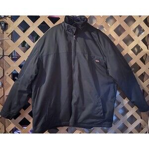 Jesse James Industrial Workwear Men’s Lined Hooded Insulated DarkGrey Jacket 2XL